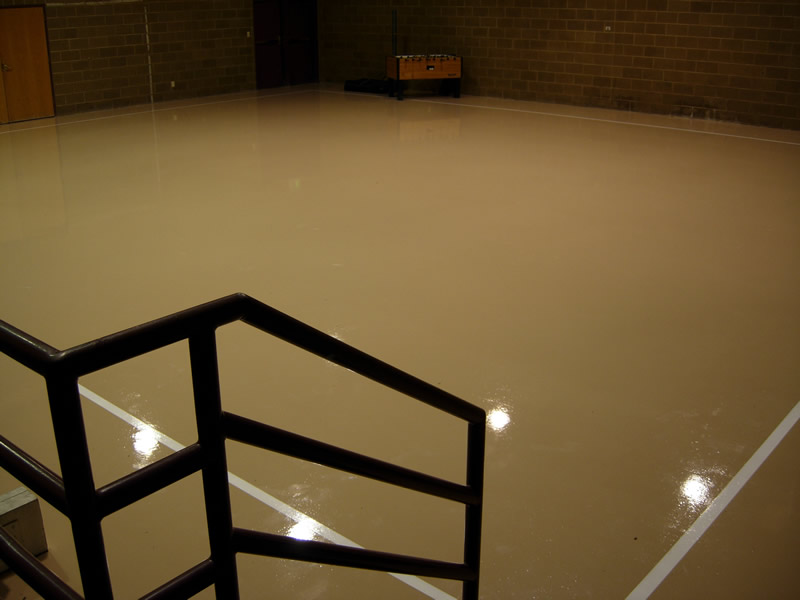 YCC new gym floor.
